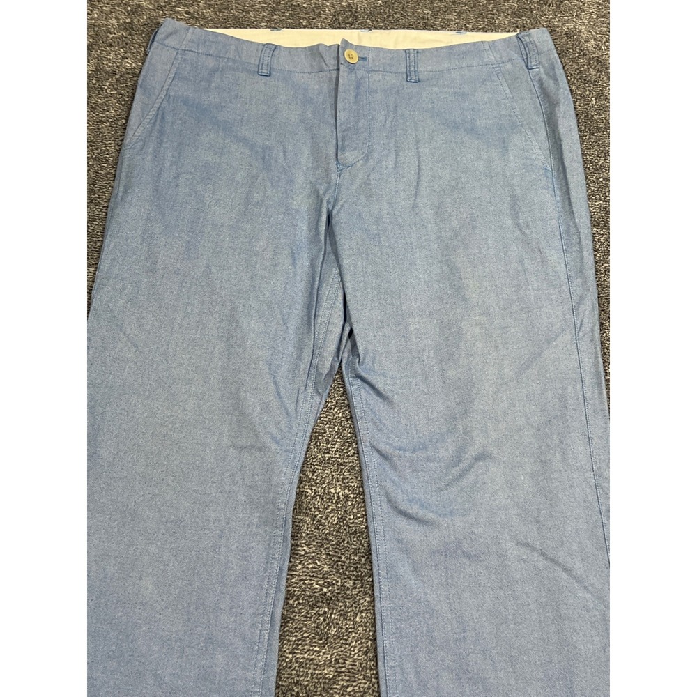 Bonobos Mens Light Blue Cotton Chino Pants Straight Leg Size 34x30